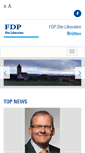Mobile Screenshot of fdp-bruetten.ch
